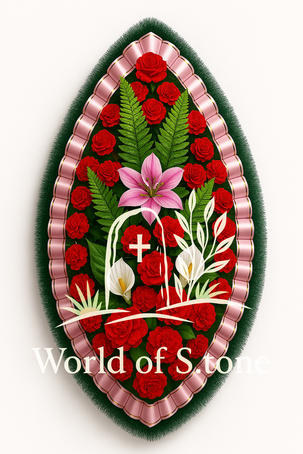 букет на похороны из искусственных цветов