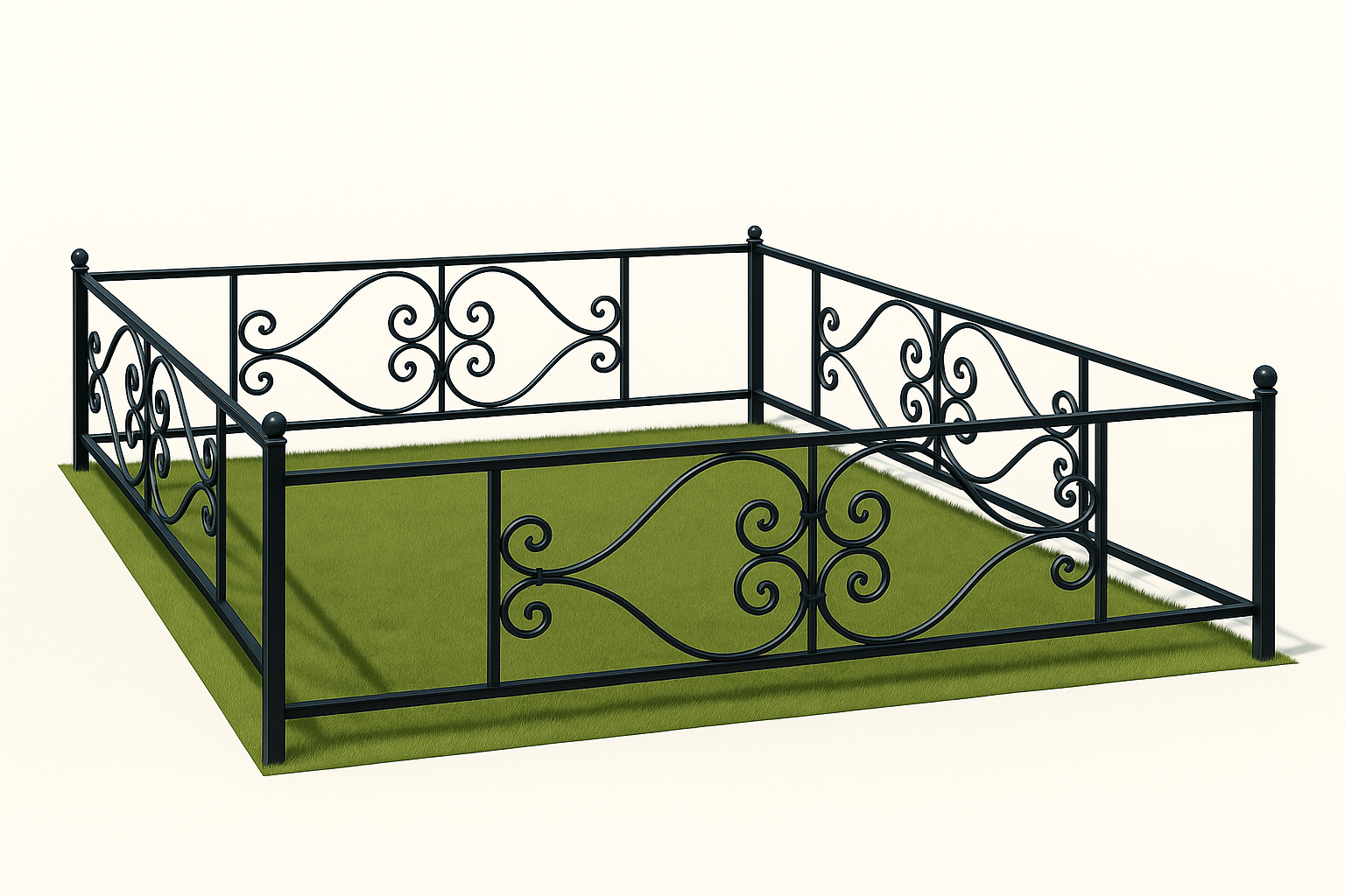 ограды на кладбище фото