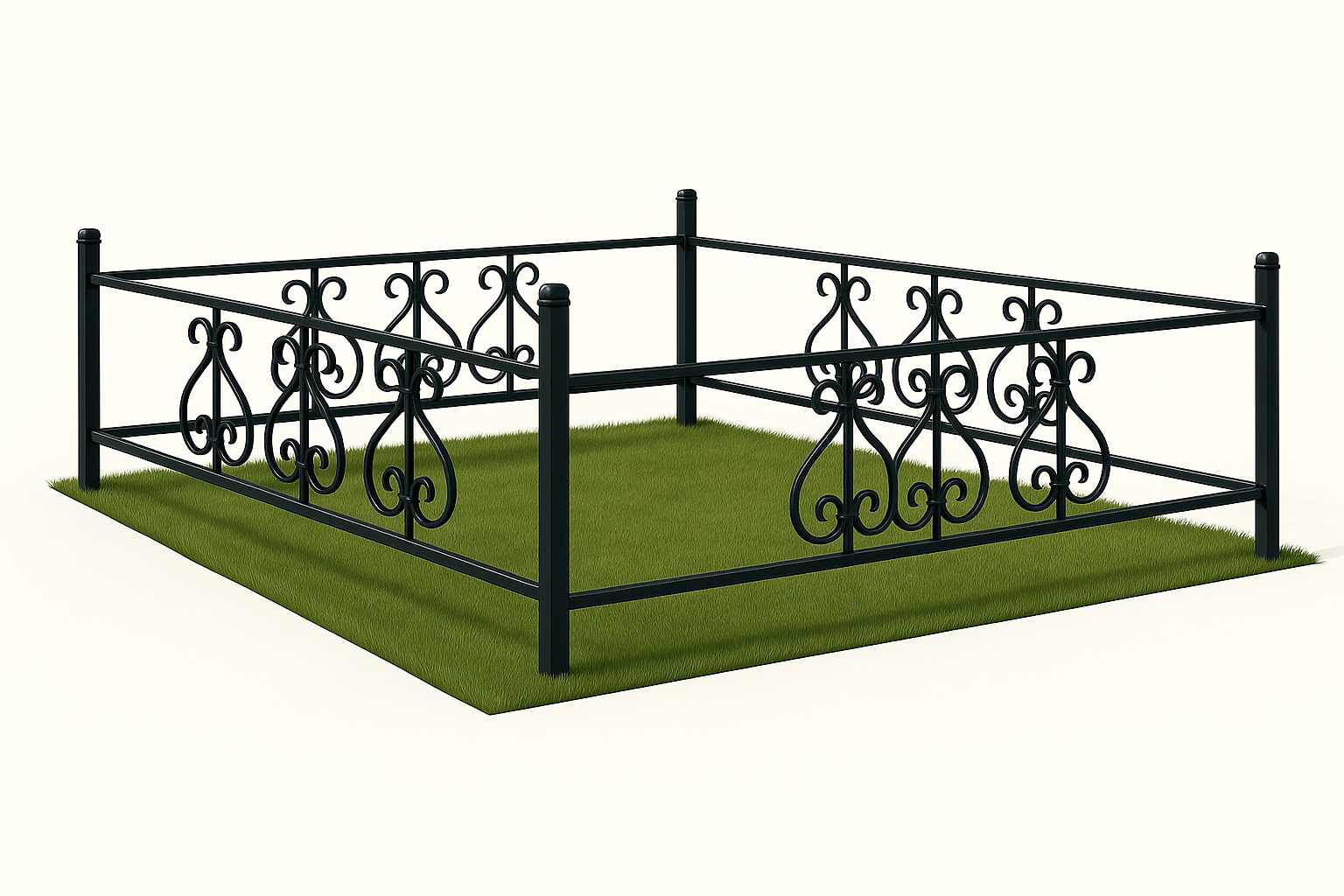 каталог оград на кладбище