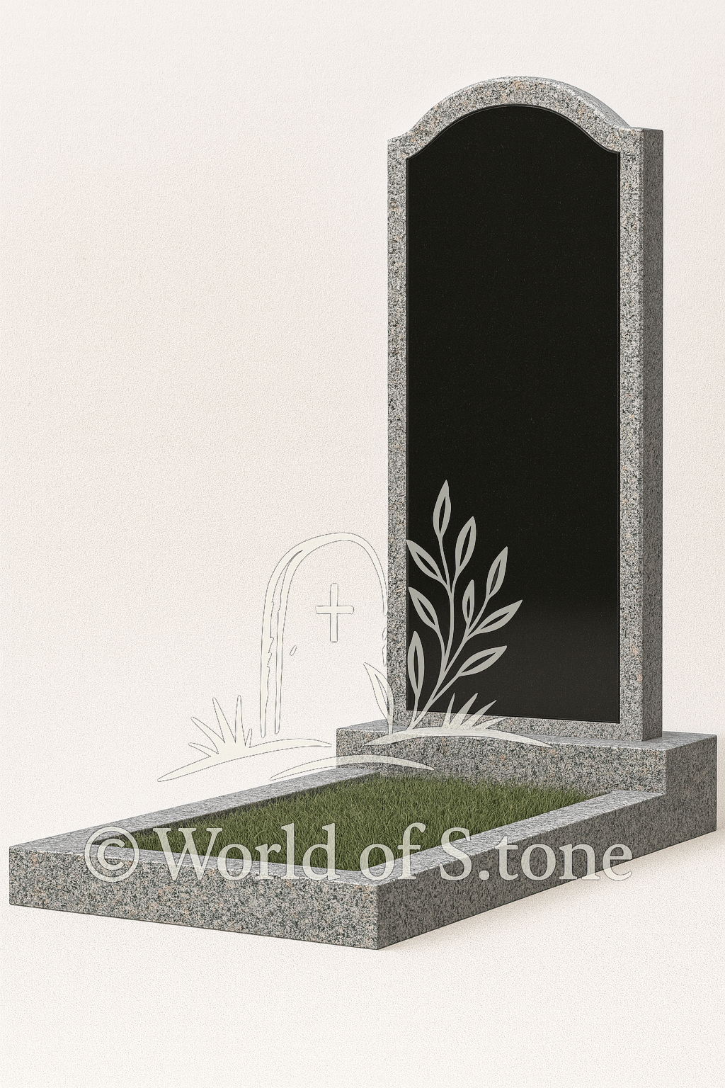 комбинированный памятник на могилу фото