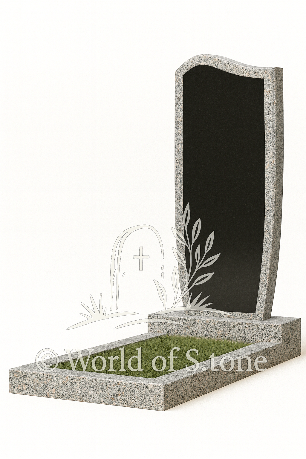 комбинированный памятник под заказ