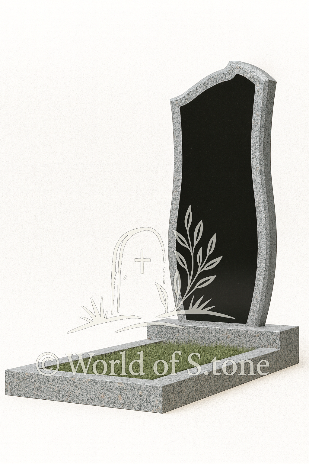 комбинированные памятники Мир Камня