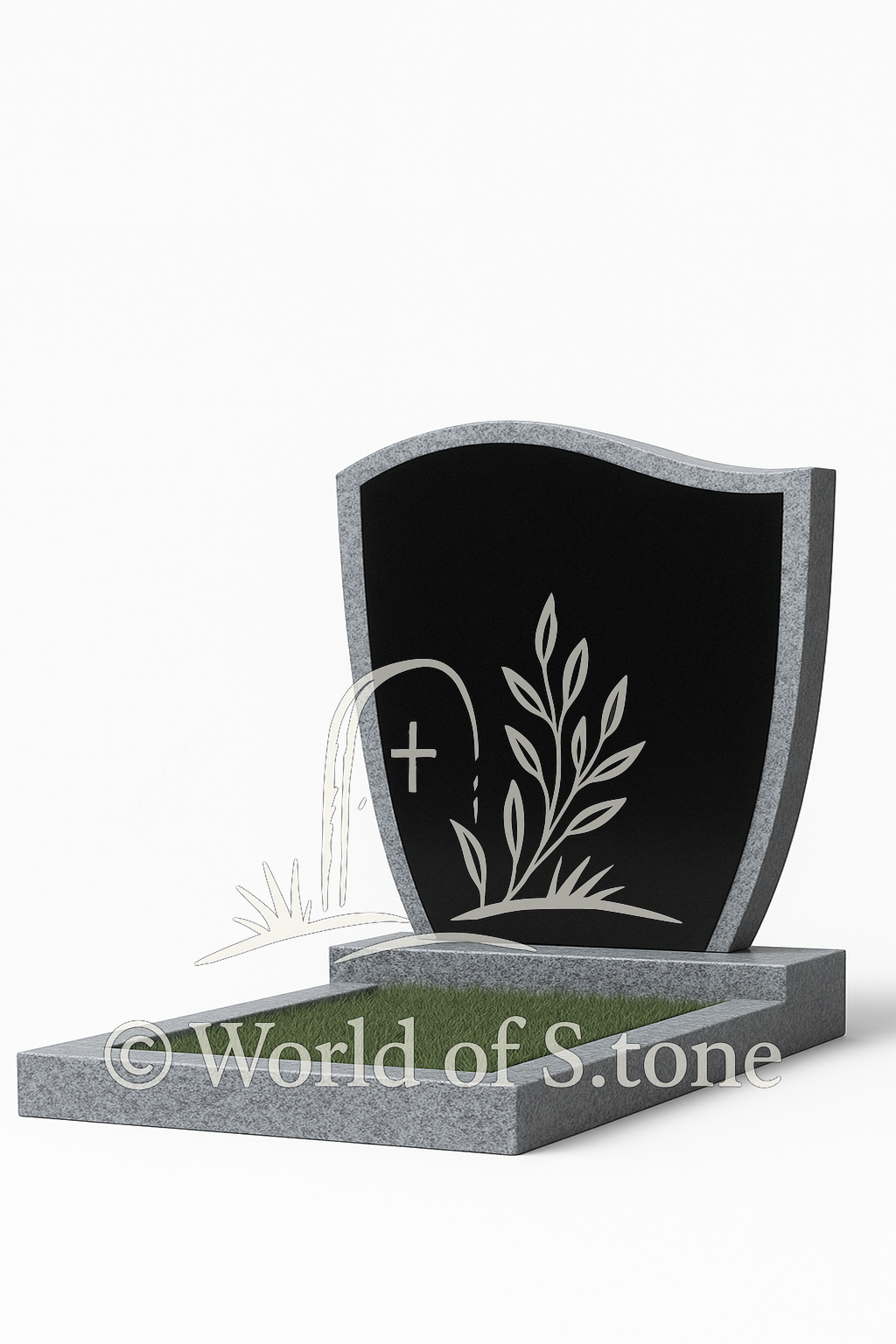 комбинированные памятники из гранита на могилу каталог