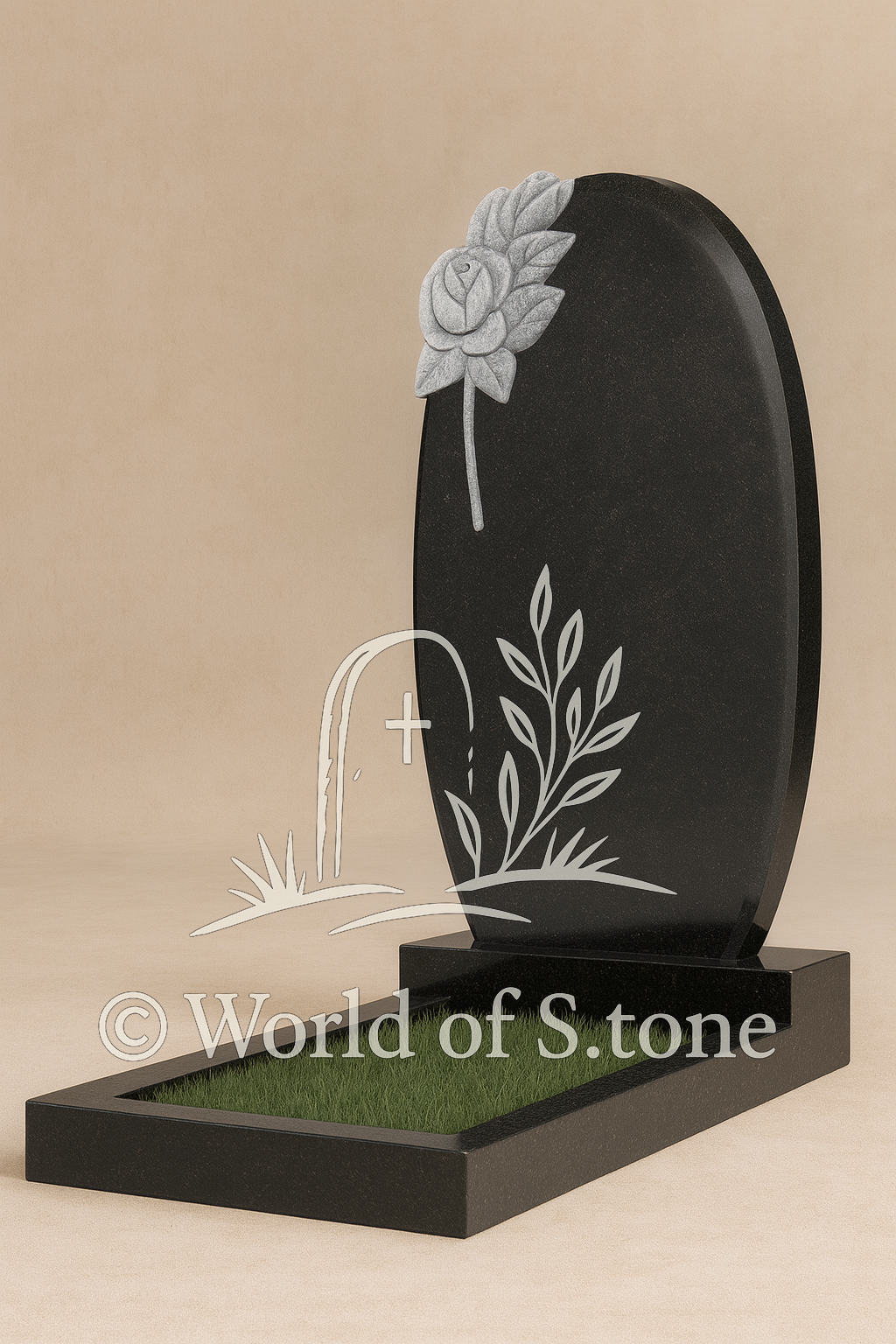 памятник на могилу черный гранит