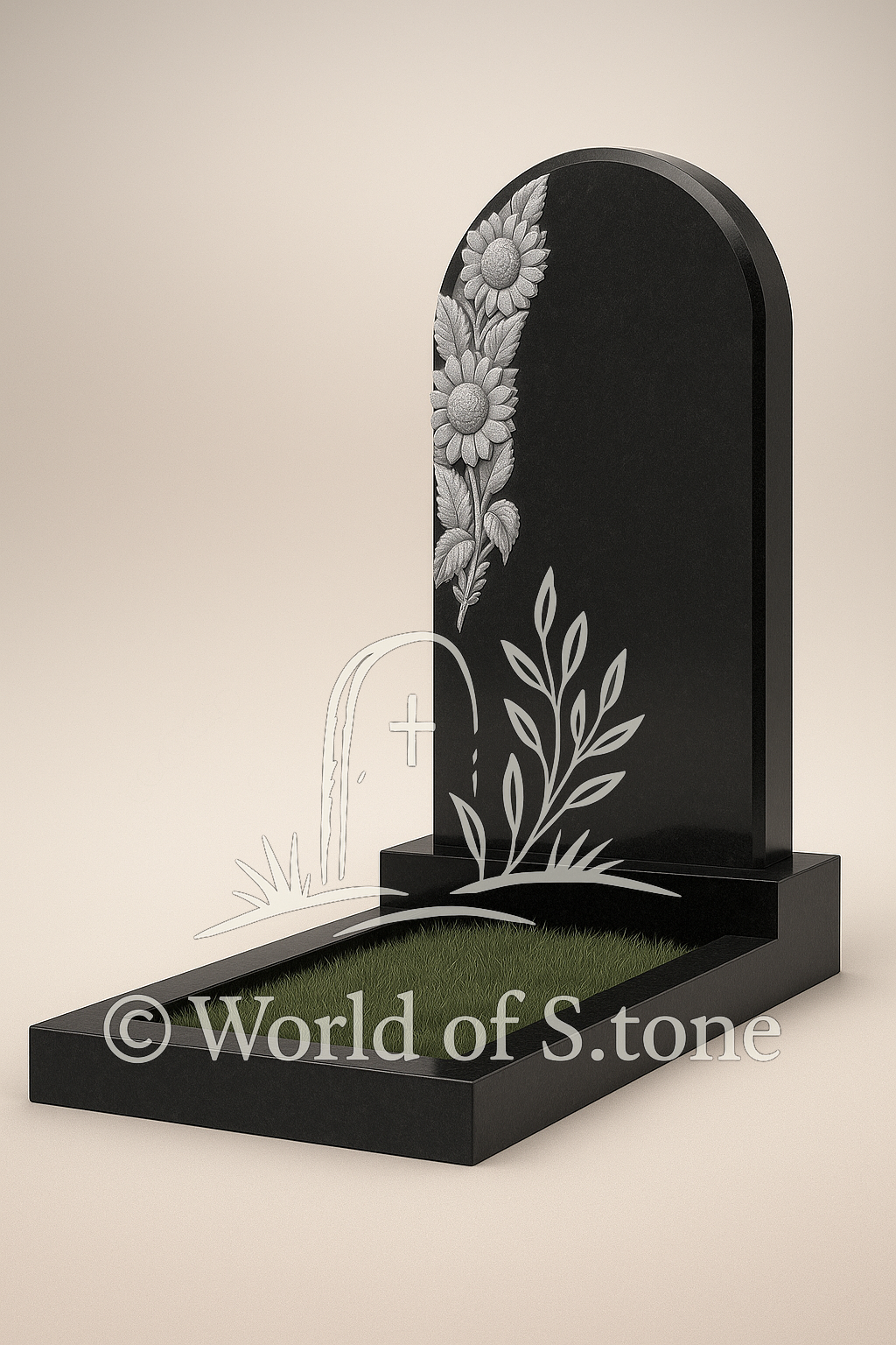 памятник на могилу черный гранит