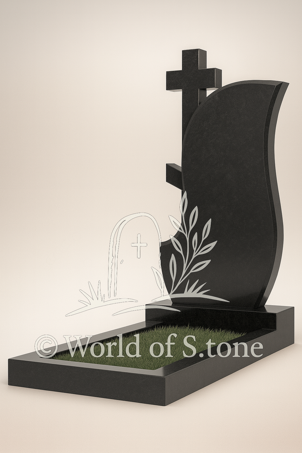 крест памятник гранит фото