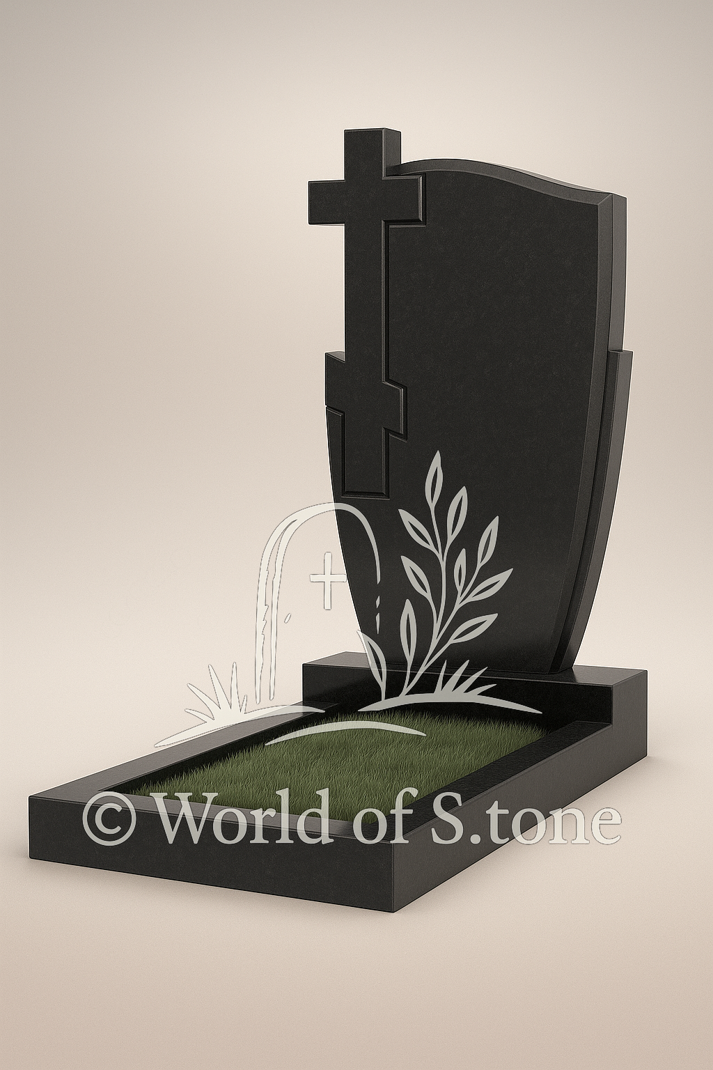 крест на могилу из гранита православный фото