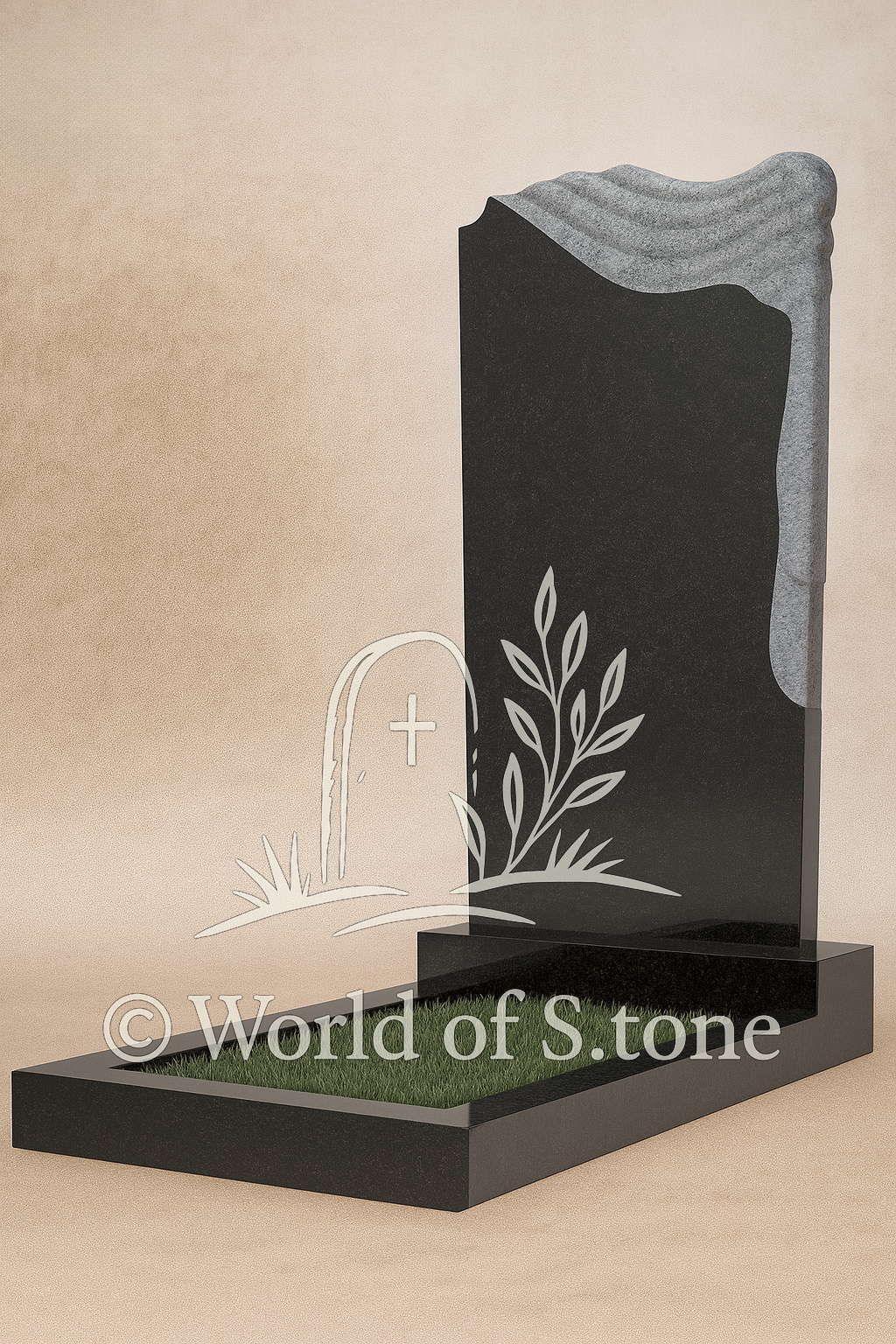 надгробие на могилу из гранита фото