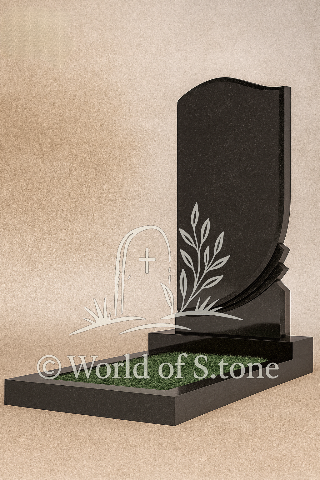 памятник участнику сво из гранита