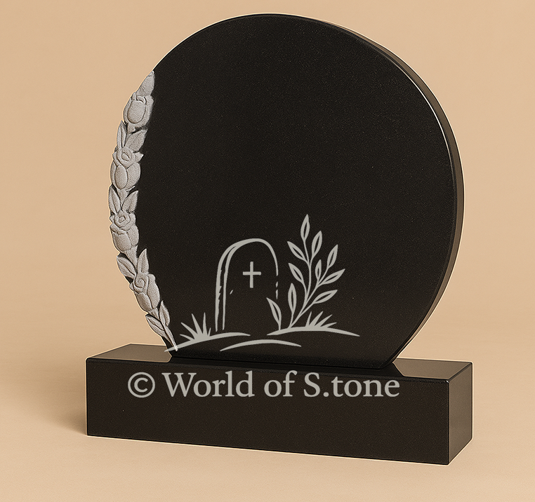 памятник 1 на 2 из гранита